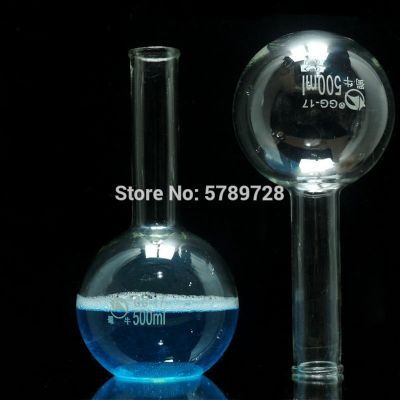 【⊕Good quality⊕】 bkd8umn 1Pcs Lab แก้ว100Ml-2000Ml รอบ/ส้นแบนคอยาวขวดสำหรับห้องปฏิบัติการโรงเรียนการทดลอง