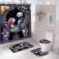 【CW】✸✱▤  Nightmare Before Bride Jack Shower Curtain Sets with Hooks for