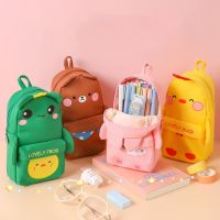 {KUT Department Store} กรณีดินสอ Kawaii เครื่องเขียน Trousse Scolaire โรงเรียนกรณีดินสอผ้าใบ Piornik ความจุขนาดใหญ่ E Stuche E Scolar ดินสอกระเป๋า