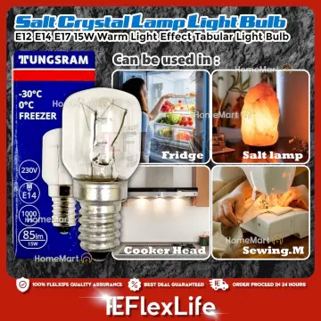 THL Fridge Bulb 15W E12 / E14 / E17 Tubular Lamp - [SALT E14] Freezer  Refridgerator Lampu Peti Ais