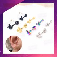 ✅ จิวหู mickey mouse ต่างหู ตุ้มหู งานพรีเมี่ยม นำเข้าจากเกาหลี ประดับคริสตัล ก้าน 1.2 mm สินค้าจริงสวยงามมาก ใส่ได้ทั้งหูบนหรือหูล่าง นำเข้า