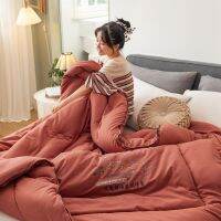 High-End 95% ผ้านวมขนเป็ดผ้านวมฤดูหนาวหนาเก็บ Super Warm Comforters King ขนาดเต็มควีนไซส์ผู้ใหญ่ผ้านวมโพลีเอสเตอร์