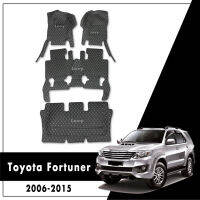 พรมปูพื้นรถหนัง Bc สำหรับ Toyota Fortuner 2006 2007 2008 2009 2010 2011 2012 2013 2014 2015 7ที่นั่งกันน้ำได้พรมกันลื่นปูพื้นรถยนต์อุปกรณ์เสริมตกแต่งรถหมวกครอปกระจกรถภายในรถยนต์