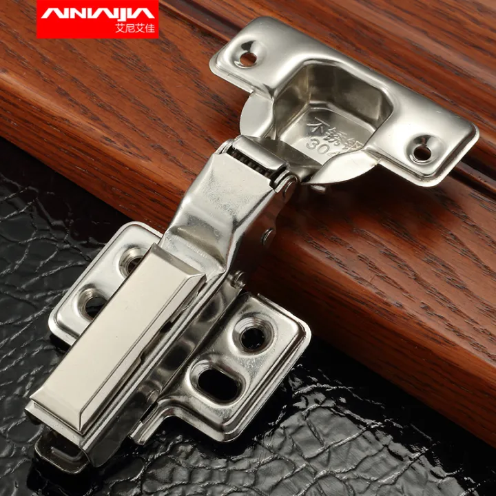 Wardrobe hinge 304D stainless steel damping spring hydraulic hinge