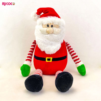 MSCOCO ของเล่นตุ๊กตาซานตาคลอสไม่ซีดจางและยืดหยุ่นได้ดีเหมาะสำหรับเด็กเด็กเด็กทารก