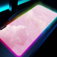 ✹✓ Mouse Pad Xxl Kawaii Mouse Mats Computer Pink Rgb Gamer Girl Backlit Mat Gaming Accessories Deskmat Mousepad Cute Desktop Mat