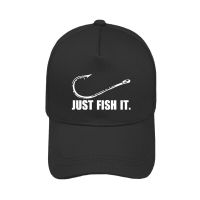 CLIMATE Fishing Cap Fish Hook Trucker Cap Just Fish It Cap Men Funny Pike Fish Fishing Cap for Man Hook Cap CK51