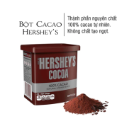 Bột Cacao Nguyên Chất 100% Hershey s Mỹ Hộp 226gram