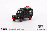 MINI GT No.522 Land Rover Defender 110  Mobile Brigade Corps (KORPS BRIMOB) - EMS Exclusive MGT00522