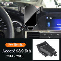 2021Car Mobile Phone Holder For Honda Accord 9 9.5th 2014-2016 Air Vent Mounts Stand GPS Gravity Navigation Bracket Car Accessories