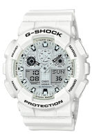 Casio G-Shock นาฬิกาข้อมือผู้ชาย สายเรซิ่น รุ่น GA-100MW,GA-100MW-7A - สีขาว