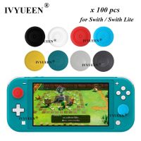 Ivyueen ก้านจับซิลิโคนสำหรับ Nintend,100ชิ้นสำหรับปุ่ม Joy-Con