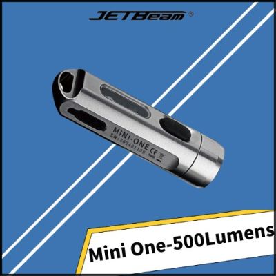 JETBEAM MINI-ONE Keychain Light 500LMS 365nm 5-Colors USB Rechargeable Stainless Steel Portable UV Flashlight Outdoor Lighting Rechargeable Flashlight