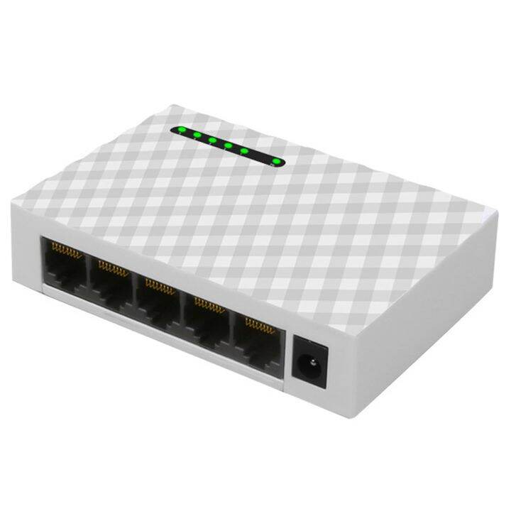 Mini 5 Port Desktop 1000 Mbps Network Switch Gigabit Fast RJ45 Ethernet ...