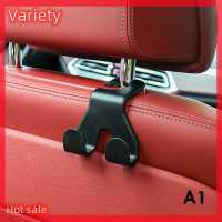 Variety ✨Hot Sale✨ ตะขอที่นั่งด้านหลังรถแบบสองหัวที่แขวนพนักพิงศีรษะกระเป๋าแขวนกระเป๋าถือที่แขวนเก็บของภายใน