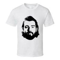 Drew Doubleno Big Face Silhouette Los Angeles Hockey Fan Top Summer Cotton Sale Men T-Shirt