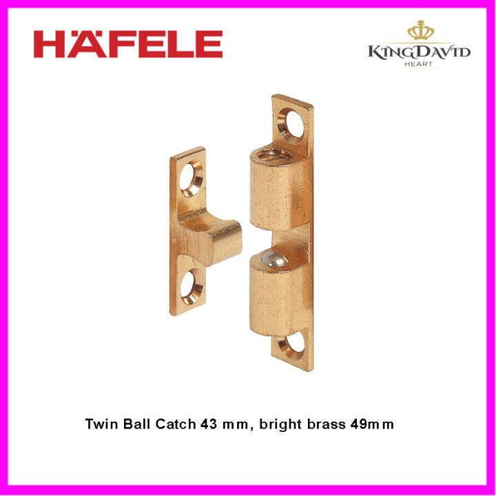 Hafele Twin Ball Catch 43 mm, bright brass 49mm | Lazada PH