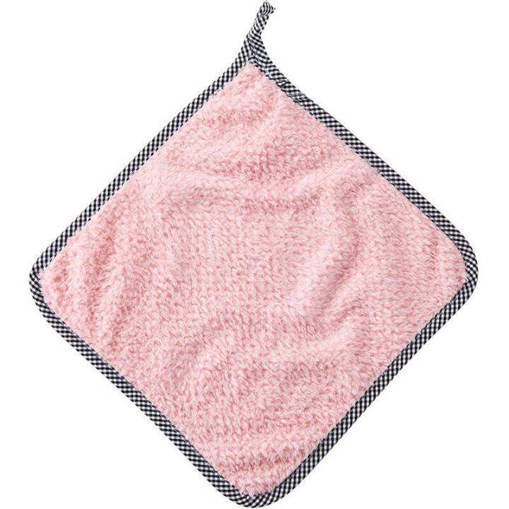 cw-hanging-fresh-coral-fleece-hand-towel-kitchen-rag-towel-lint-free-absorbent-cloth-dishcloth-cleaning-cloth