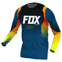 Motorcycle Mountain Bike Team Downhill Jersey MTB Offroad MX Bicycle Locomotive Shirt Cross Country Mountain Bike FOX TELEYI