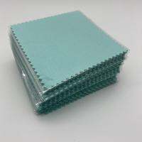 【DT】hot！ 50PCS 8X8CM Cleaning Wiping for Jewelry Opp Individual Packing Suede Fabric Material