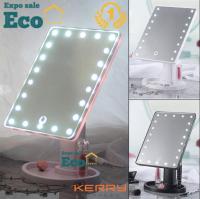 Eco Home กระจกแต่งหน้าอเนกประสงค์ พร้อมไฟ LED ในตัวปรับได้ 3 ระดับ เปิด-ปิดระแบบสัมผัส รุ่น EZY-BEAU-22LED โคมไฟ Led ไฟแต่งหน้า กระจกมีไฟ ไฟ Led Mirrors