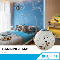 Lighttrio โคมไฟห้อย Hanging Lamp โคมไฟเพดาน ไฟติดเพดาน รุ่น HL-712- สีขาวลายการ์ตูน (ไม่รวมหลอดไฟ)