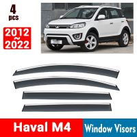 FOR Haval M4 2012-2022 Window Visors Rain Guard Windows Rain Cover Deflector Awning Shield Vent Guard Shade Cover Trim