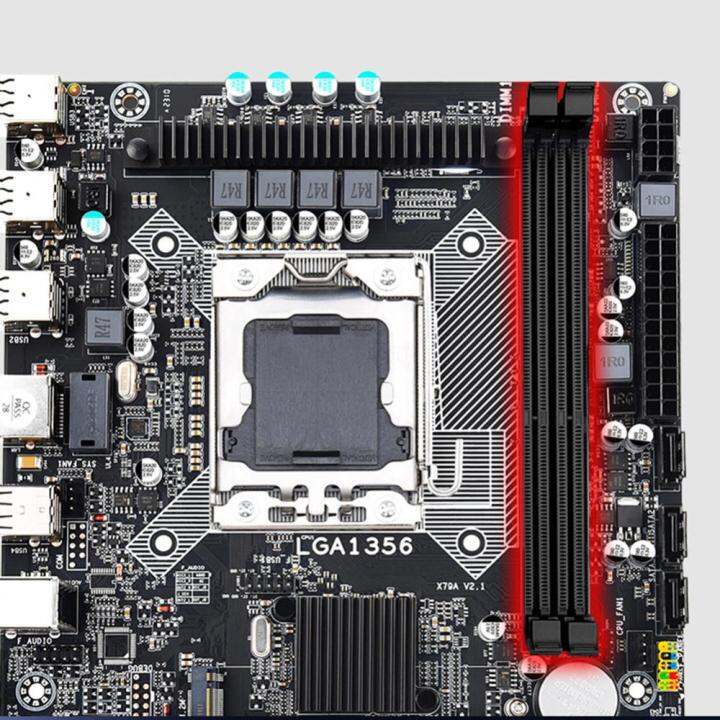 x79a-v2-pc-เมนบอร์ด3-sata2-0-m-atx-64gb-lga1356-2-ddr3คอมพิวเตอร์เดสก์ท็อปเมนบอร์ด10-usb2-0-100m-nic-5-1ช่องเสียง8-pin-24-pin