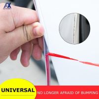 【hot】☜♦♗  5M/16FT Car Door Guard Trim Moulding Strip Rubber Anti Scratch U Type Transparent Protector Styling Adhesive