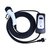 Ev Charger Type 2 for Electric Car Iec62196 Schuko 5.5M Ev Charging Cable Level 2 16A Adjustable