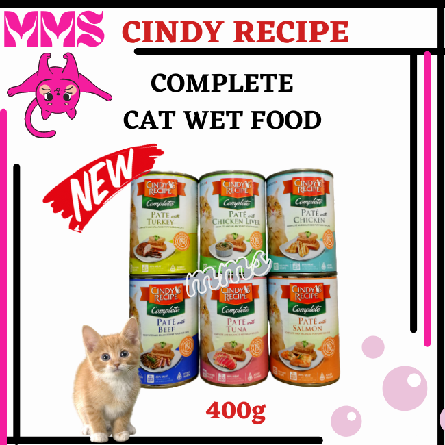 Cindy Recipe Complete Pate Food) Grain Free Formula Cat Wet