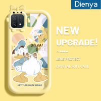 เคส Dienya A16s A54s A16 A16K OPPO สำหรับ OPPO เคสรูปแบบโบว์ลายเป็ดนิ่มกันกระแทกทนต่อการขีดข่วนเคสโทรศัพท์โปร่งใสฝาครอบป้องกันซิลิกาเจลป้องกันการตกเคสเลนส์กล้องถ่ายรูป