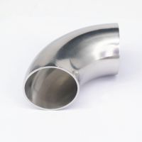 38mm 1.5 Pipe OD 304 Stainless Steel Butt Weld 90 Degree Elbow Bend Sanitary Pipe Fitting For Home brew Wine Beer