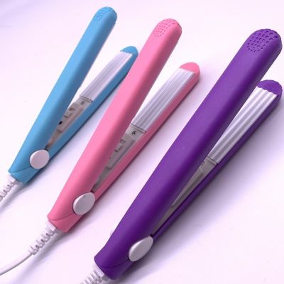 【LZ】▧❄  Ferro elétrico ondulado Mini cabelo Pink Curling Plate Curl Modeling Tools