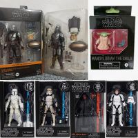 Black Series Star Wars รูป Stormtrooper รูป Yoda Mandalorian เด็กอะนิเมะ Baby YODA ตุ๊กตาคอลเลกชันของเล่นรุ่นของขวัญ