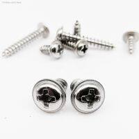 ✖❉ 50X M1.4 M1.7 M2 M2.6 M3 M3.5 M4 304 Stainless Steel Cross Phillips Round Head With Washer Padded Collar Self-tapping Wood Screw