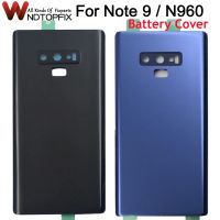 6.4 "สำหรับ Samsung Galaxy Note 9ฝาหลังกระจกแบตเตอรี่ N960เคสปลอกหุ้มช่องหลังอะไหล่ซัมซุง Note 9ฝาหลังปิดโทรศัพท์การเปลี่ยน LHG3764