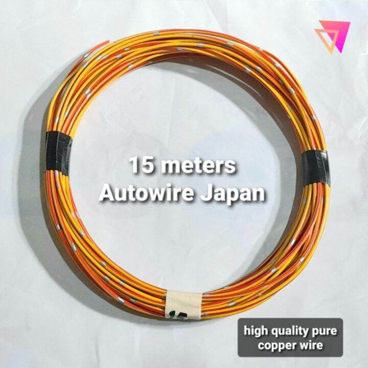 GAUGE Autowire Japan gauge 18 for car motorcycle 15meters Lazada PH