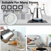 Thickening Stainless Steel Teapot Gold Kashi Pot Kettle Hotel Restaurant Household Induction Cooking Flower Tea Pot Coffee Jug