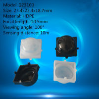 50pcs 023100 dome shape human body infrared PIR sensor fresnel lens 23.4x23.4x18.7mm focal length 10.5mm