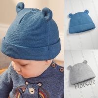 【hot sale】❃◊◙ C05 Cute Newborn 0-12 Months Baby Hat Boy Girl Beanies Cute Ears Bonnet Infant Cotton Hats Warm Hospital Cap