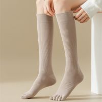 【YD】 New Knee Toe Socks Soft Breathable Color