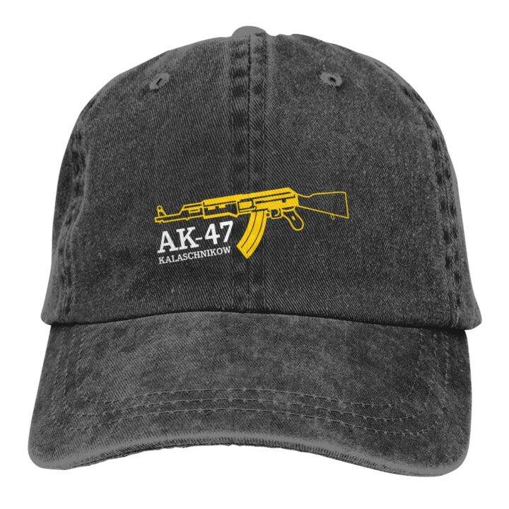 2023-new-fashion-ak-47-kalaschnikow-ak47-cs-geek-gamer-nerd-egoshooter-weapon-geschenk-fashion-cowboy-cap-casual-baseball-cap-outdoor-fishing-sun-hat-mens-and-womens-adjustable-unisex-golf-hats