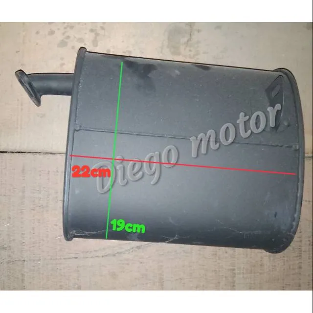 EC2500 Muffler Knalpot Mesin GENSET tipe 3500watt 4500watt GX160 GX200