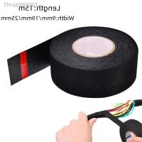 ❐☜ 15M 9/15/19/25MM Heat-resistant Adhesive Cloth Fabric Tape For Automotive Cable Tape Harness Wiring Loom Electrical Heat Tape