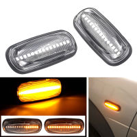 2Pcs LED Side Marker ไฟเลี้ยวไฟสัญญาณสำหรับ Land Rover Defender TD5 98-15 Freelander 1 02-05 Discovery 2 99-04