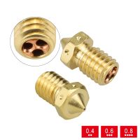 【CW】 3D Printer Nozzle for 1.75mm Filament E3DV6 Clone CHT Tip Nozzles Brass Copper Print Head 0.4mm 0.6mm 0.8mm High Flow