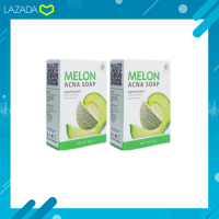 Melon ACNA Soap สบู่เมล่อนแอคน่า สบู่เมล่อน ขนาด 70g./ก้อน