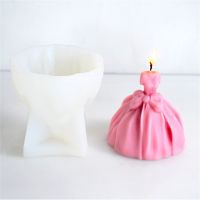 Mould Handmade DIY Ornaments Dress Scented Soap Shape Wedding Silicone Bowknot