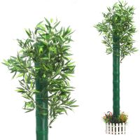 2pcs/10pcs Artificial Green Bamboo Leaves Fake Green Plants Simulation Green Plants Art Home Hotel Office Decoration
